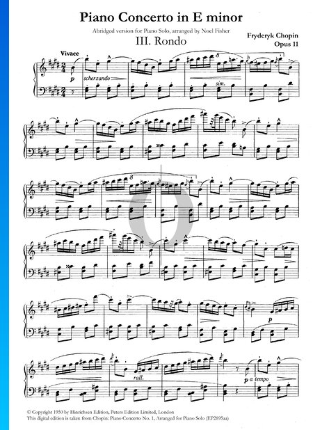 Piano Concerto No. 1 in E Minor, Op. 11: 3. Rondo
