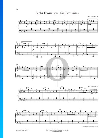 Ecossaise in E-flat Major, WoO 83 No. 1