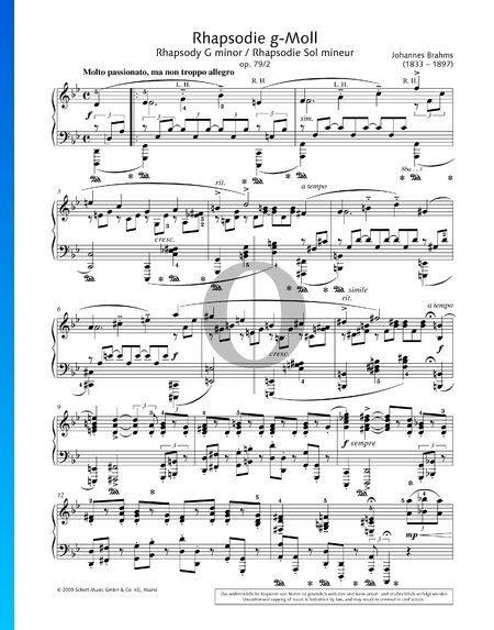 Rhapsodie en Sol mineur, n° 2 op. 79