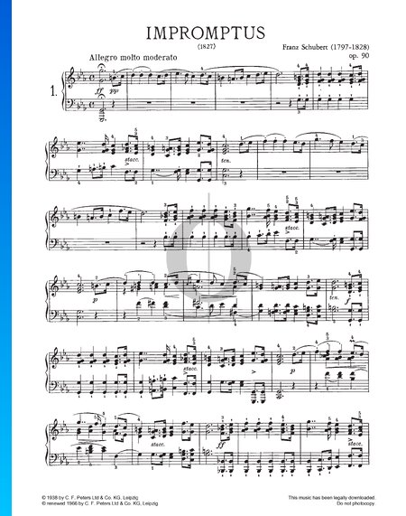 Impromptu c-Moll, Op. 90 Nr. 1, D 899