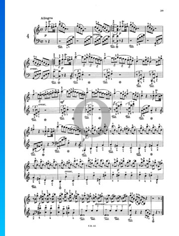 Sonata in C Major, WoO 51 Spartito