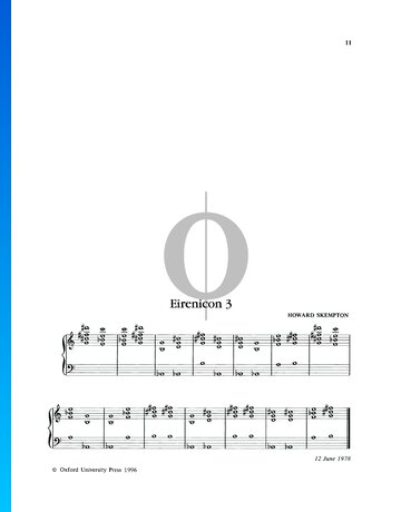 Eirenicon 3 Musik-Noten