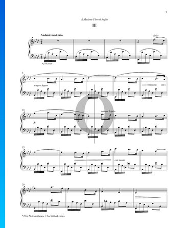 Romance Sans Paroles, Op. 17 Nr. 3 Musik-Noten
