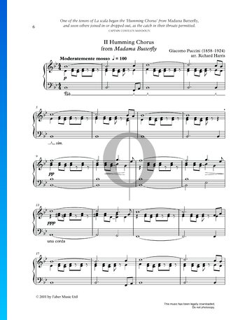 Humming Chorus Musik-Noten