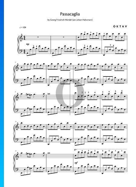 Suite No. 7 en Sol mineur, HWV 432 : Passacaglia
