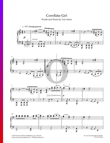 Cornflake Girl Sheet Music