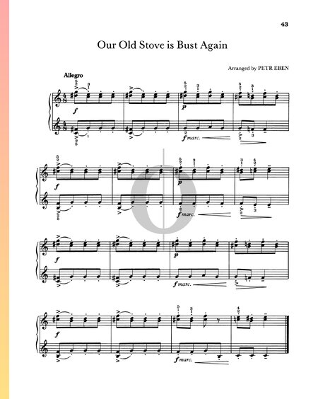 Five Czech Folk Songs: Our Old Stove Is Bust Again