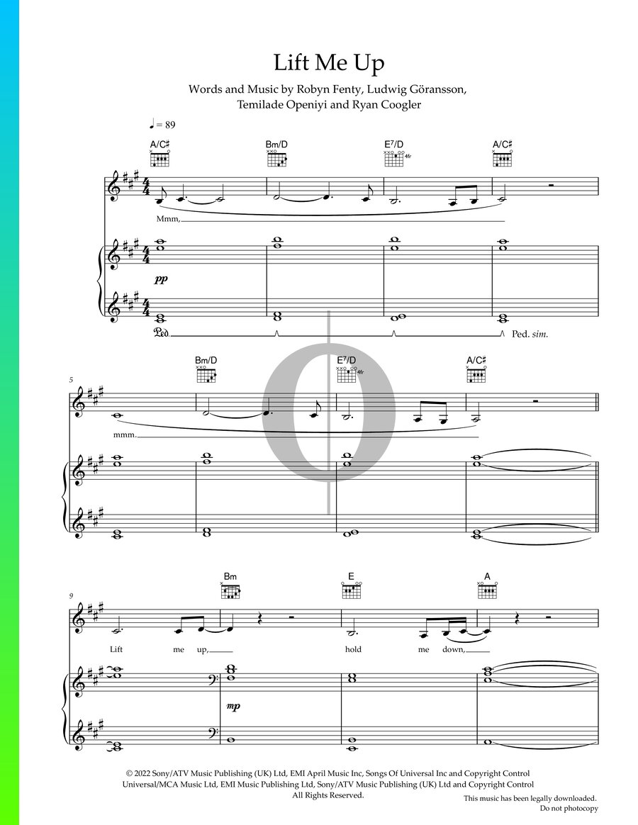 Partition Lift Me Up » extrait de Black Panther Wakanda Forever