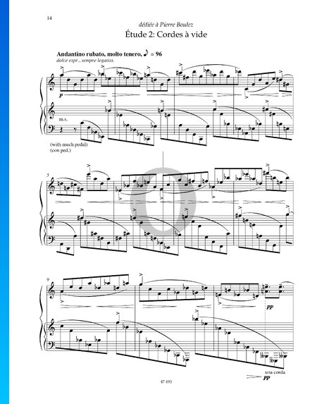 Étude 2: Cordes à vide