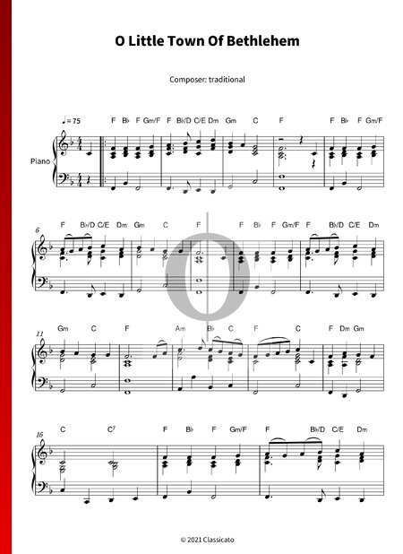 O Little Town Of Bethlehem