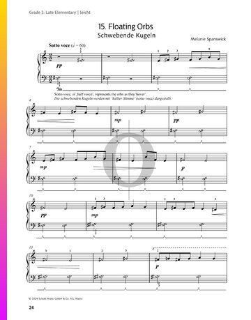 Floating Orbs Sheet Music