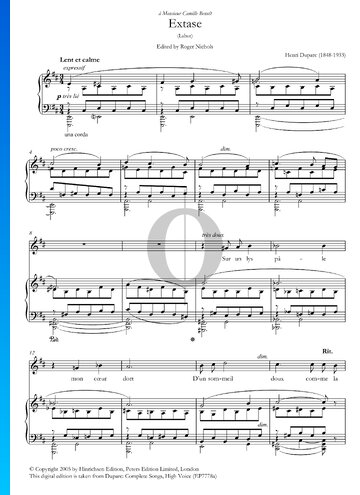 Extase Partitura