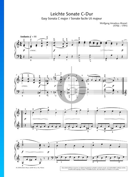 Einfache Sonate in C-Dur