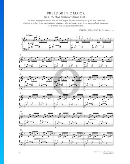 Praeludium 1 C-Dur, BWV 846