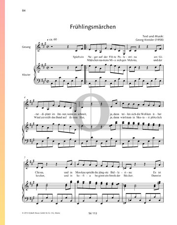 Frühlingsmärchen bladmuziek