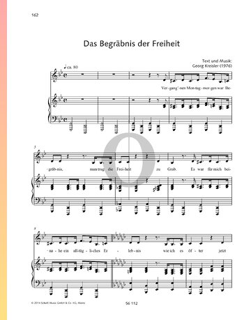 Das Begräbnis der Freiheit Musik-Noten