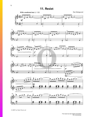 Resist Sheet Music