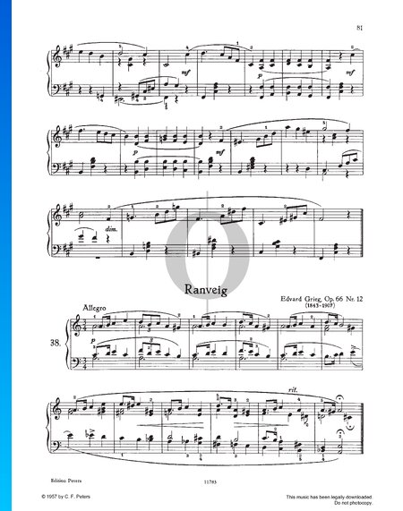 Ranveig, Op. 66 n.º 12