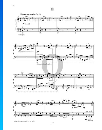 III - Allegro con spirito Sheet Music