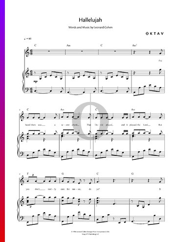 Hallelujah Partitura