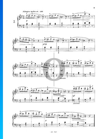Ecossaise in B-Dur, Op. 18 Nr. 2 Musik-Noten