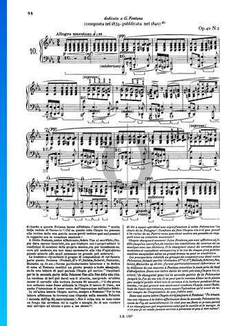 Polonaise in c-Moll, Op. 40 Nr. 2 Musik-Noten