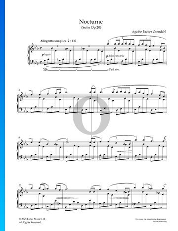 Suite, Op. 20: Nocturne Sheet Music
