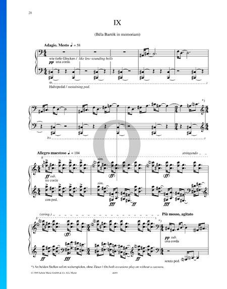 IX - Adagio, Mesto, Allegro maestoso