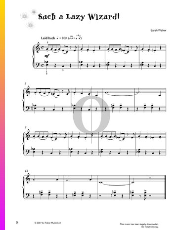 Such A Lazy Wizard Sheet Music