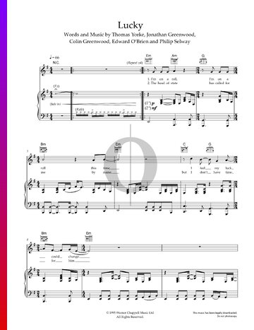 Lucky Sheet Music