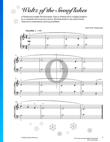 Waltz Of The Snowflakes Sheet Music