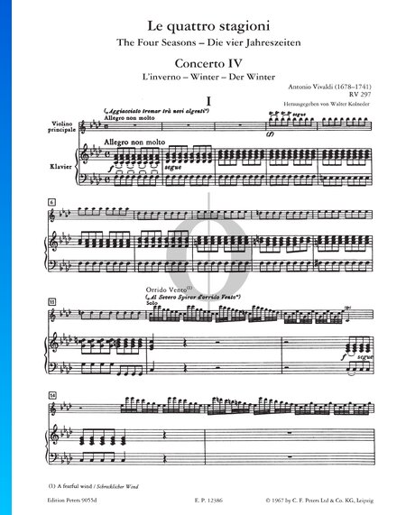 L’Inverno – Winter, Op. 8, RV 297