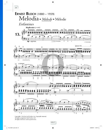 Melody Sheet Music
