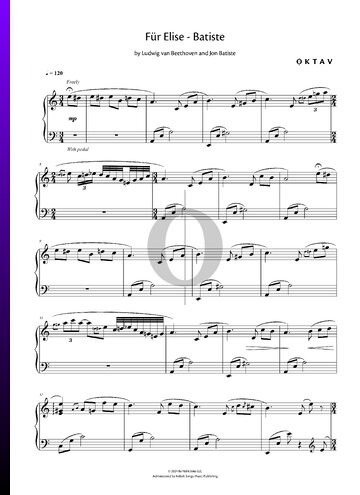 Für Elise - Batiste Sheet Music