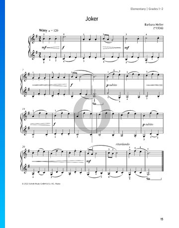 Flying Bird: No. 5 Joker Sheet Music