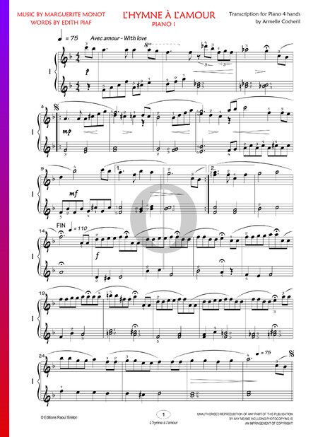 L'Hymne à l'Amour