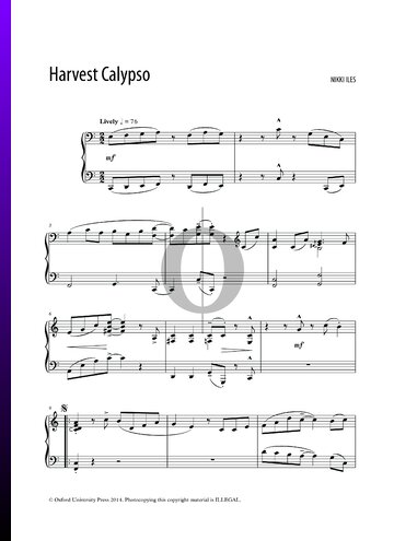 Harvest Calypso Musik-Noten