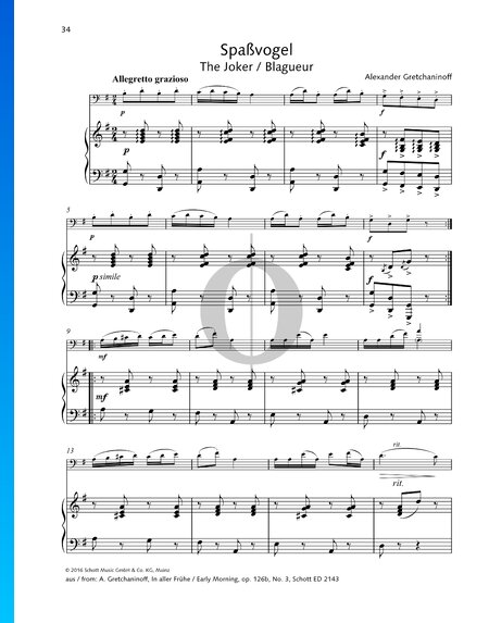 Early Morning, Op.126: The Joker