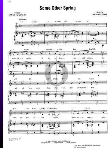 Some Other Spring Sheet Music