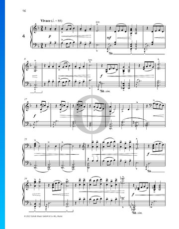 Walzer in d-Moll, Op. 71 Nr. 4 Musik-Noten