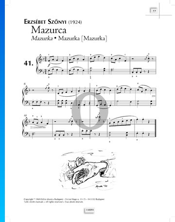 Mazurka Musik-Noten