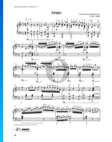 Sonata in G Major, Op. 3: 2. Adagio Partitura