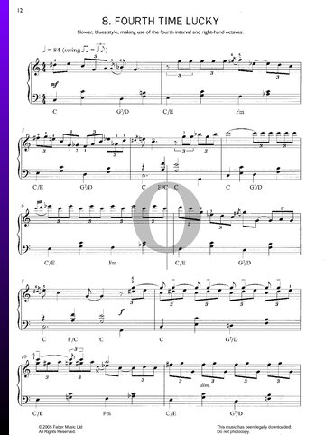 Fourth Time Lucky Sheet Music