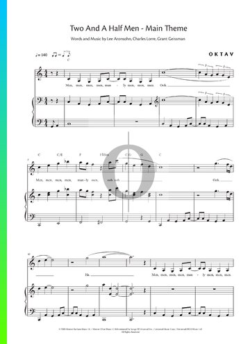 Two And A Half Men (Theme) Sheet Music