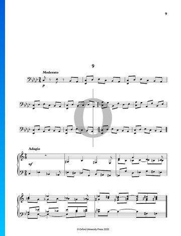 24 Preludes and Fugues: No. 9 in A-flat Major Partitura
