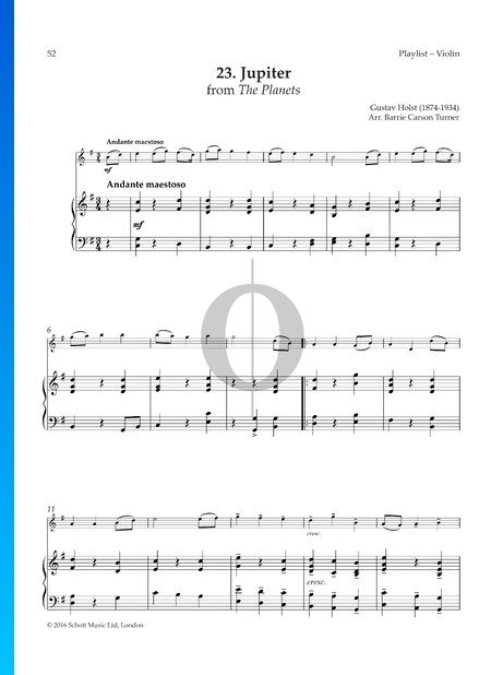Die Planeten, Op. 32: 4. Jupiter