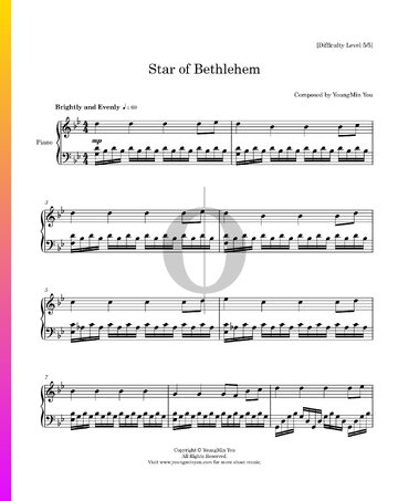 Star of Bethlehem Sheet Music