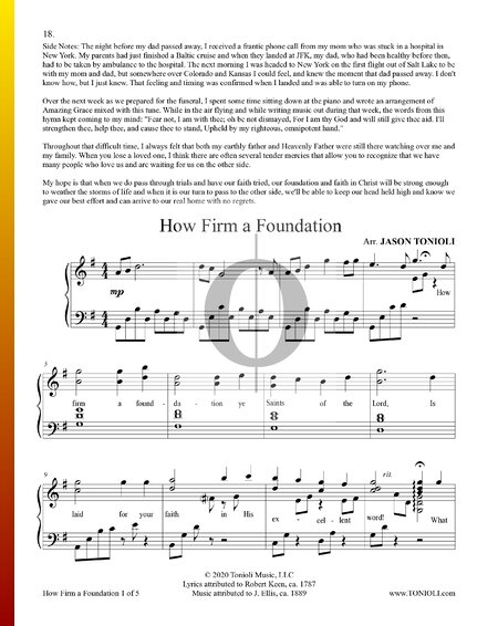 How Firm A Foundation