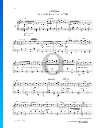 Dance of the Trolls, Op. 44 Musik-Noten
