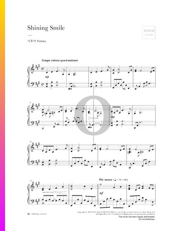 Shining Smile Sheet Music